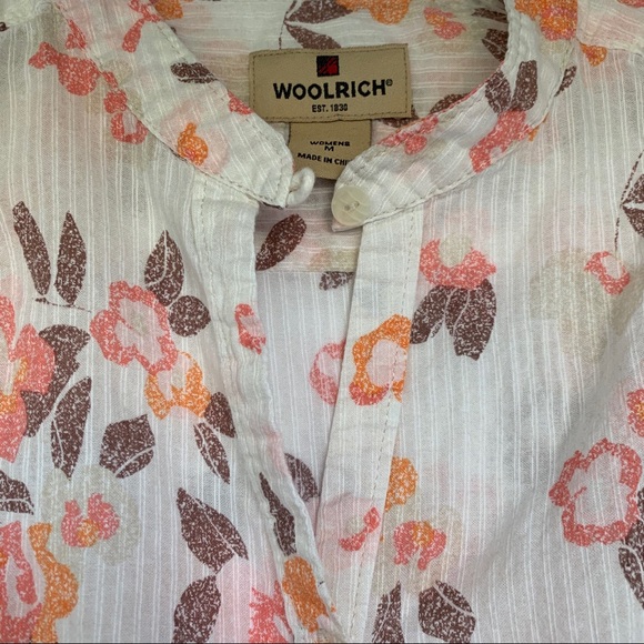 Woolrich | Floral Print Button Down Shirt - size M - Picture 3 of 8